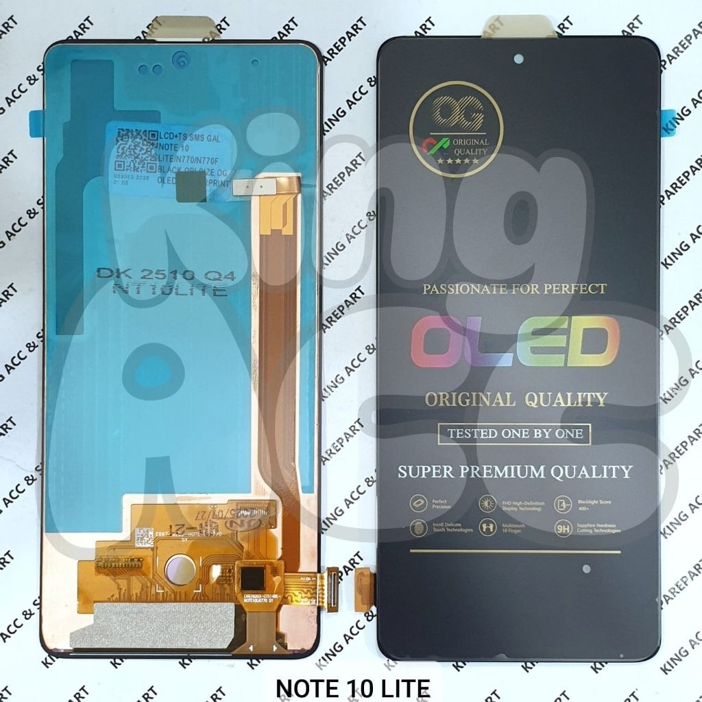 LCD TOUCHSCREEN SAMSUNG GALAXY NOTE 10 LITE N770F OLED