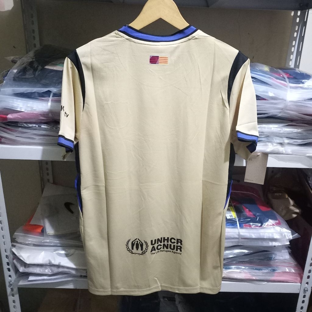 Jersey Bola Barca Away 2025 2026 Grade Ori