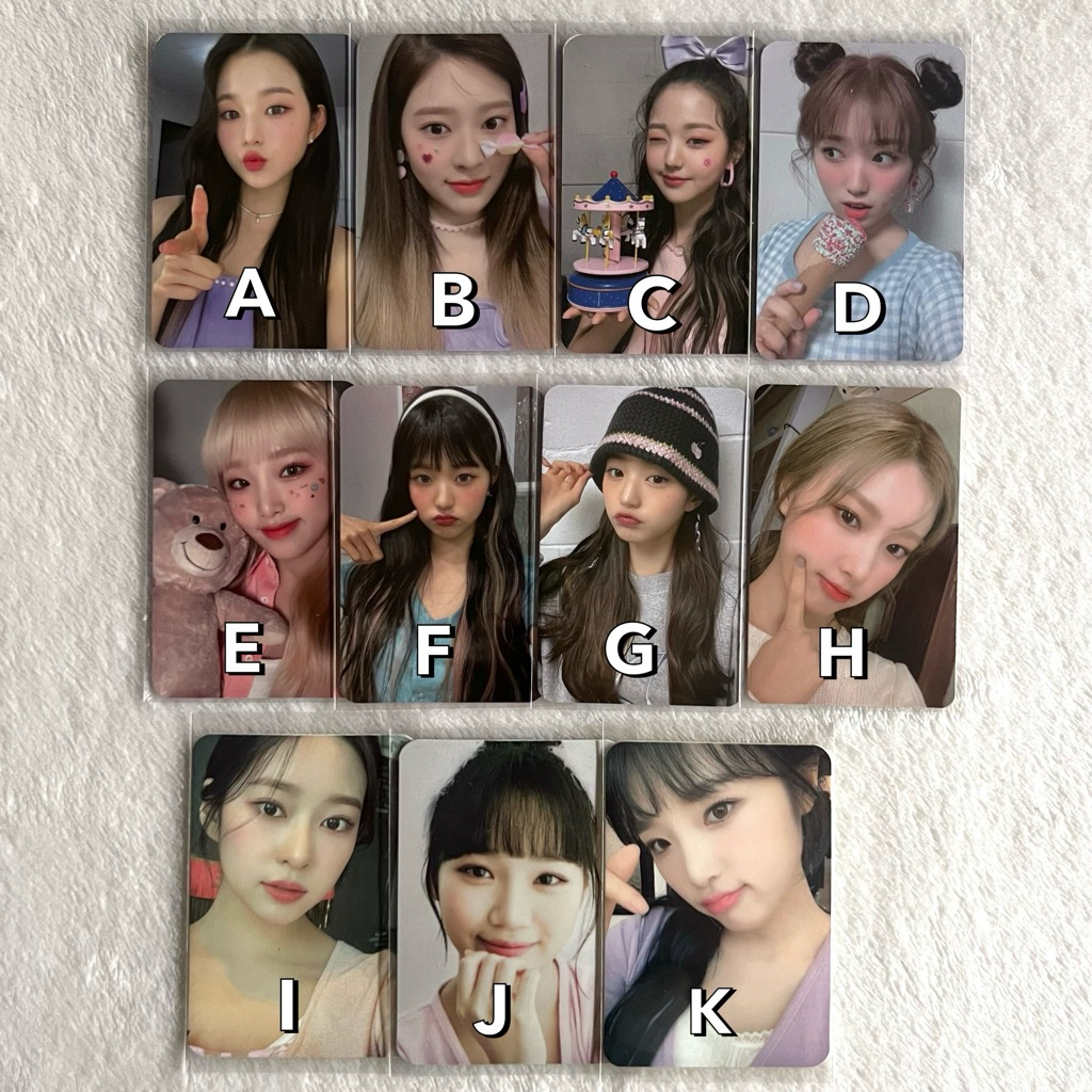 photocard wonyoung nako yena hyewon minju chaewon izone dicon oneiric diary official