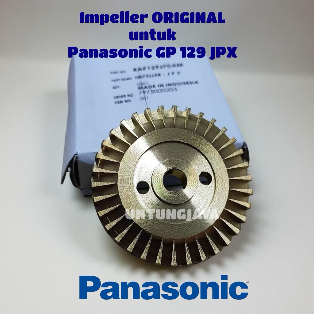 IMPELLER KUNINGAN ORIGINAL PANASONIC GP 129 JPX GP129JPX