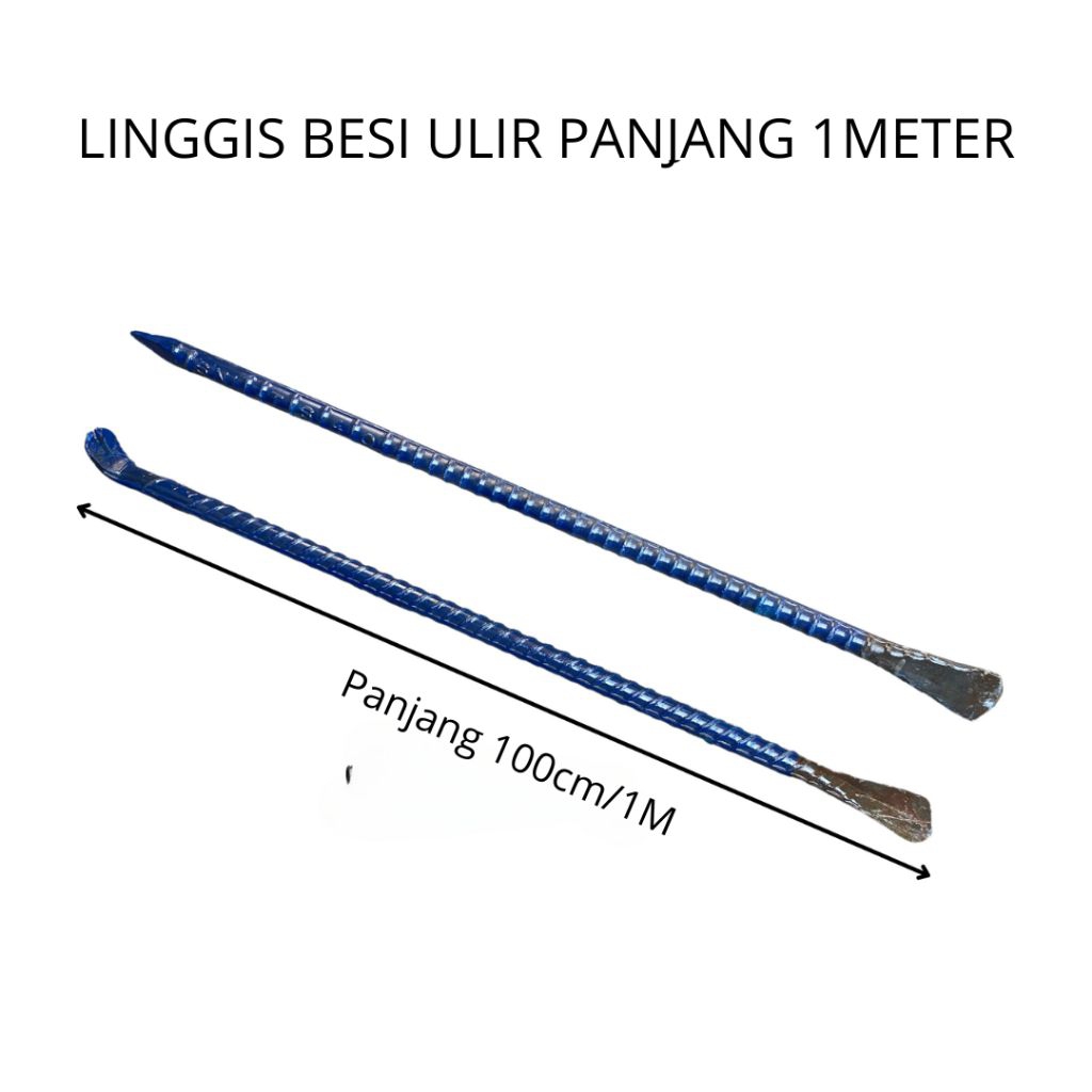 LINGGIS BESI ULIR/LINGGIS CABUT PAKU/LINGGIS CUNGKEL PANJANG 100CM