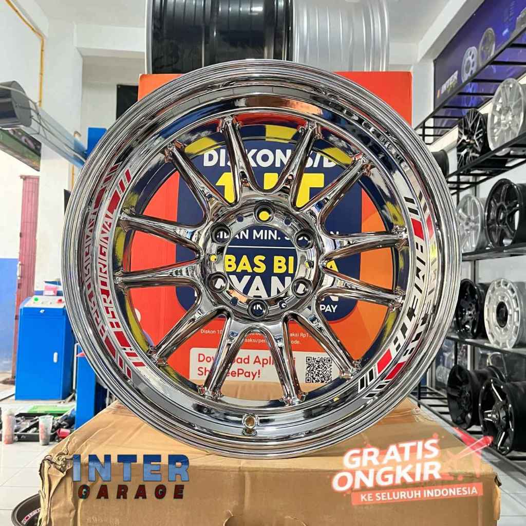 Velg Ring 18 Pajero fortuner hilux triton Hsr AMET Ring 18 Lebar 9 Rata Hole 6 x 139.7
