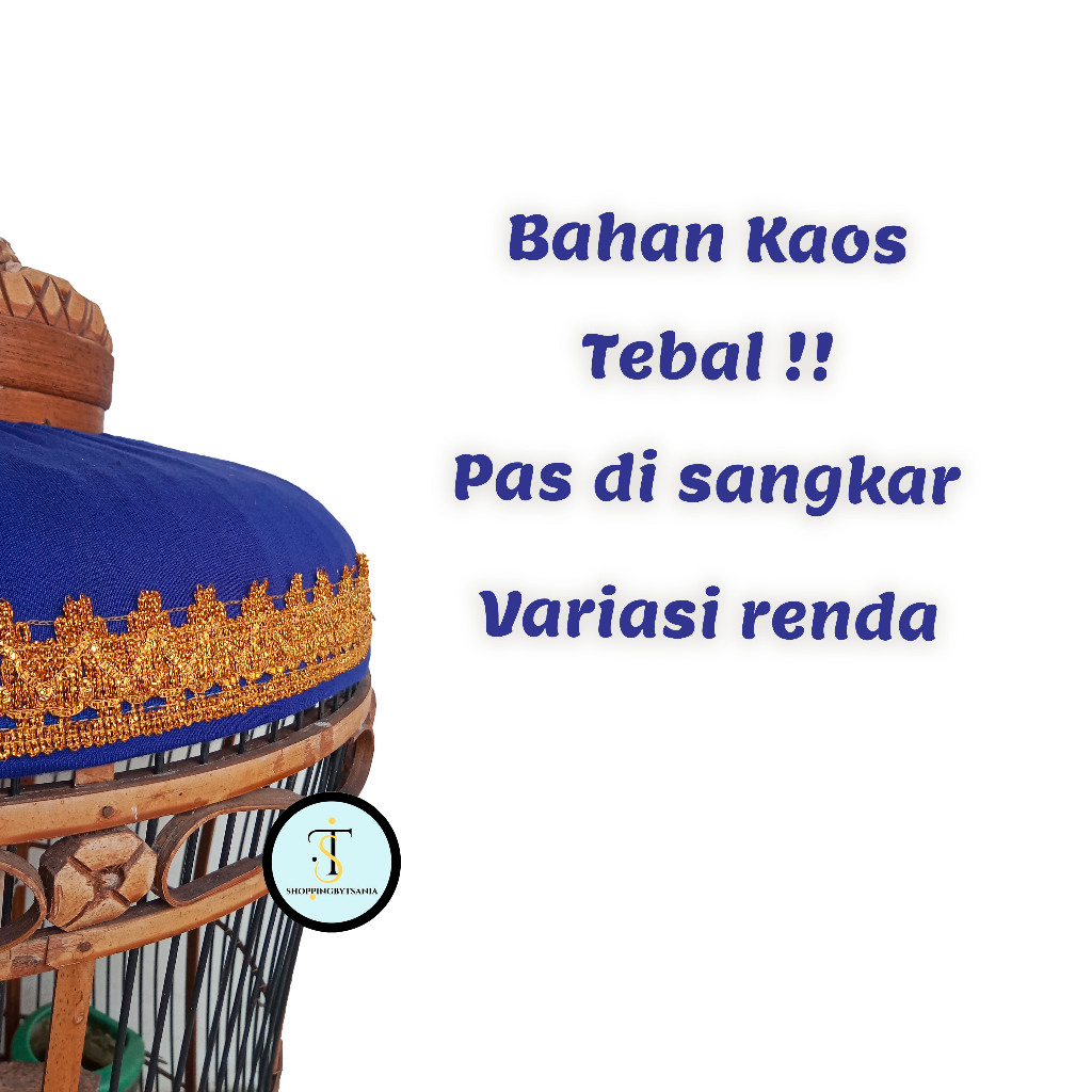 Kerodong Krodong Kerudung Sangkar Burung Perkutut P3si Mahkota Polos Tebal Murah Terbaru Renda Matar