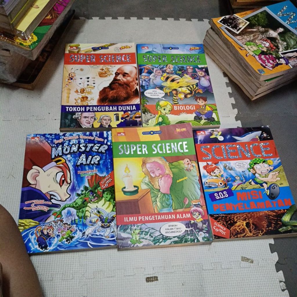 Komik Anak Science Quiz / super science / science comic / why science