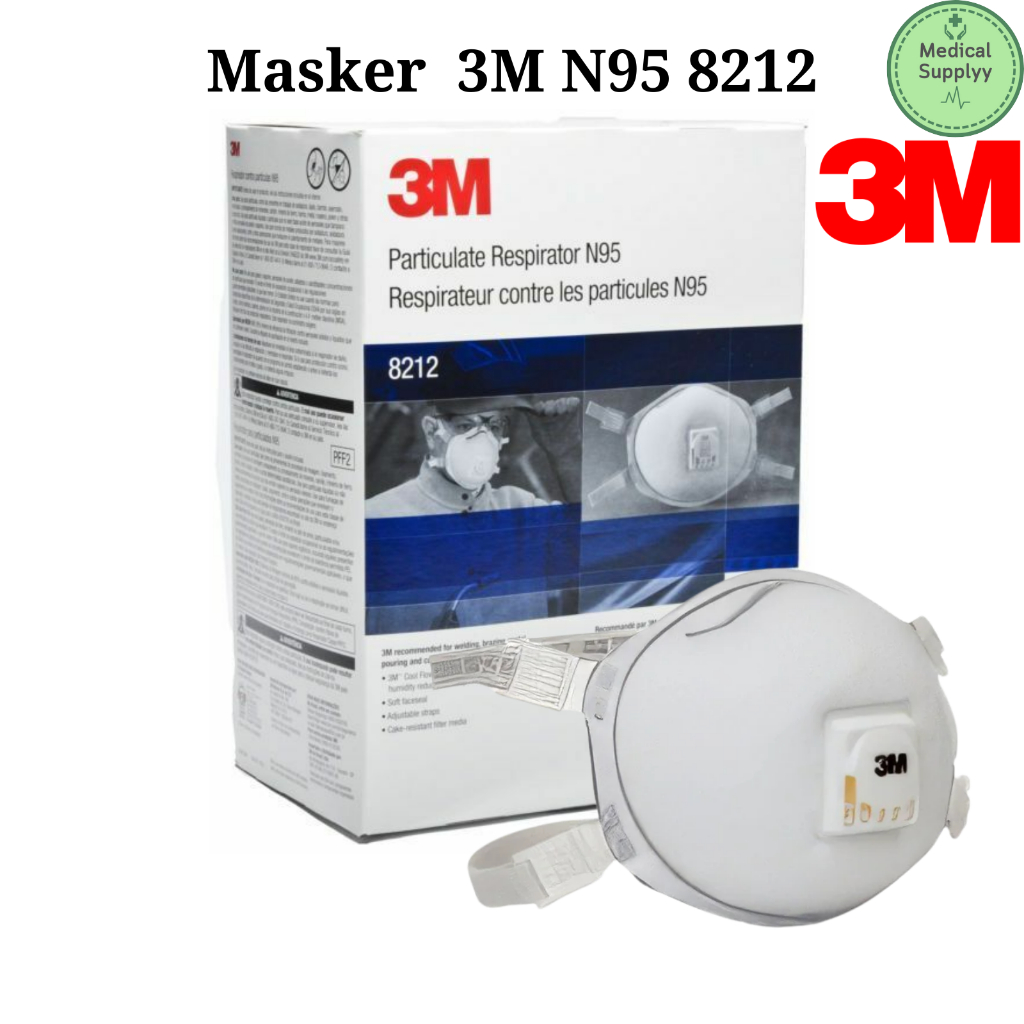 Masker 3M N95 8212 Welding Premium Respirator isi 10