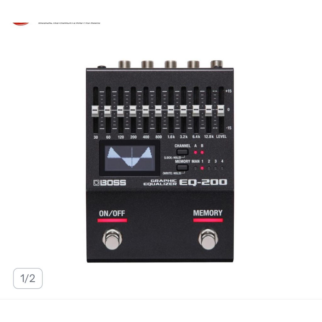 Boss EQ-200 pedal Graphic Equalizer eq200 Boss Original