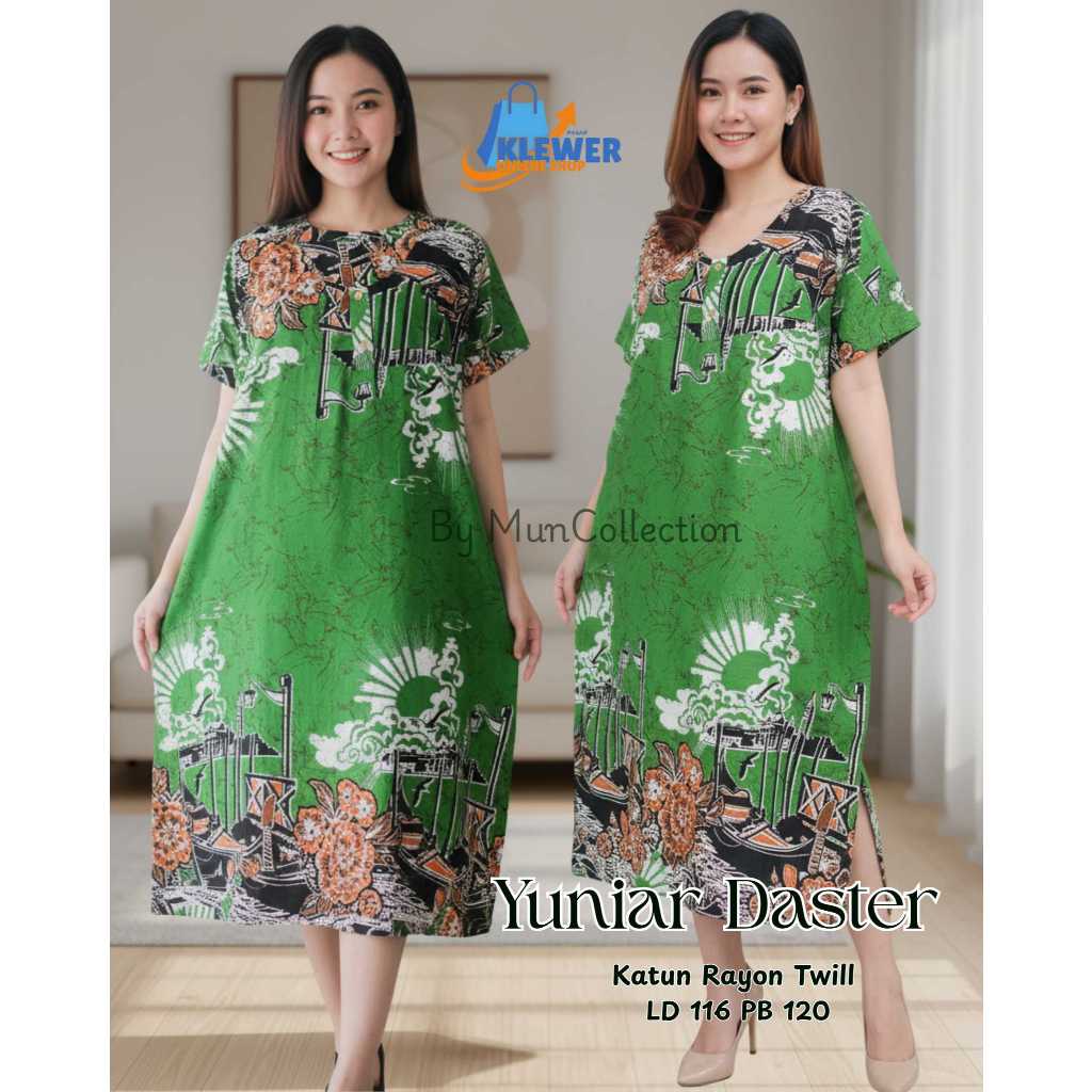 YUNIAR DASTER JUMBO DASTER BIGSIZE BATIK CAP BATIK PEKALONGAN HOMEDRESS WANITA DASTER BATIK WANITA B