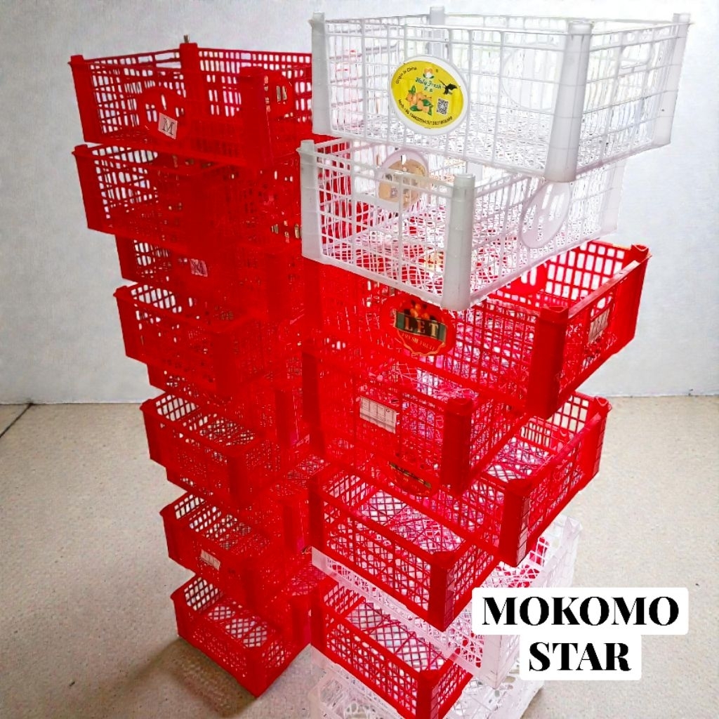 Keranjang Buah Serbaguna Plastik + Tutup Random Tbk