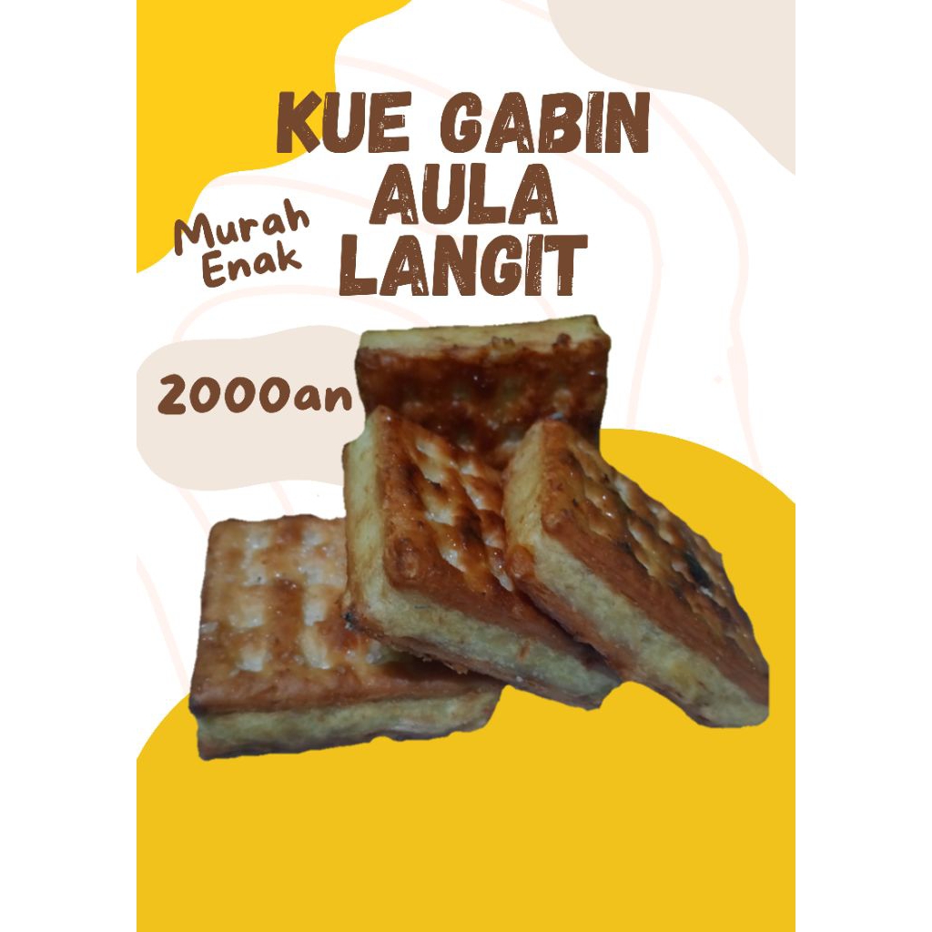 Kue gabin peuyeum bandung, kue, viral, murah seller (satuan)