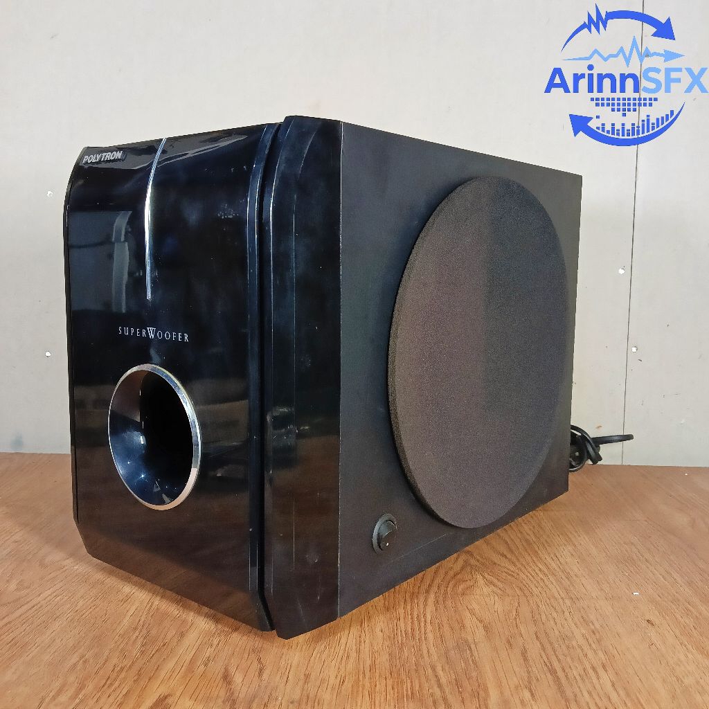 Subwoofer aktif Polytron 6.5 inch SWF 500SR  bekas normal segel