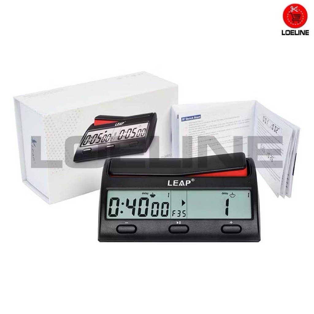 Jam Catur Leap PQ9970S Digital Chess Clock PQ9912 Count Timer Standar Percasi Pertandingan