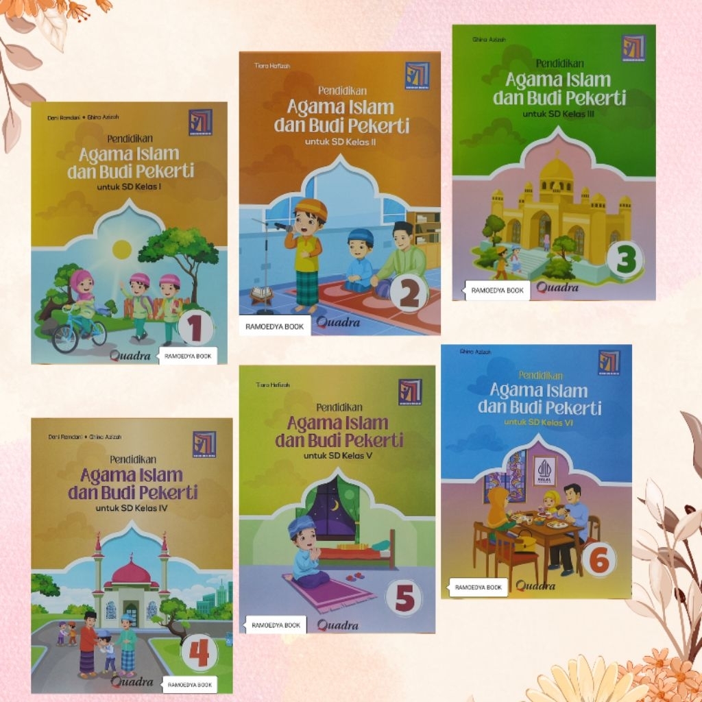 Buku Agama Islam Revisi SD kelas 1,2,3,4,5,6 Kurikulum Merdeka Quadra