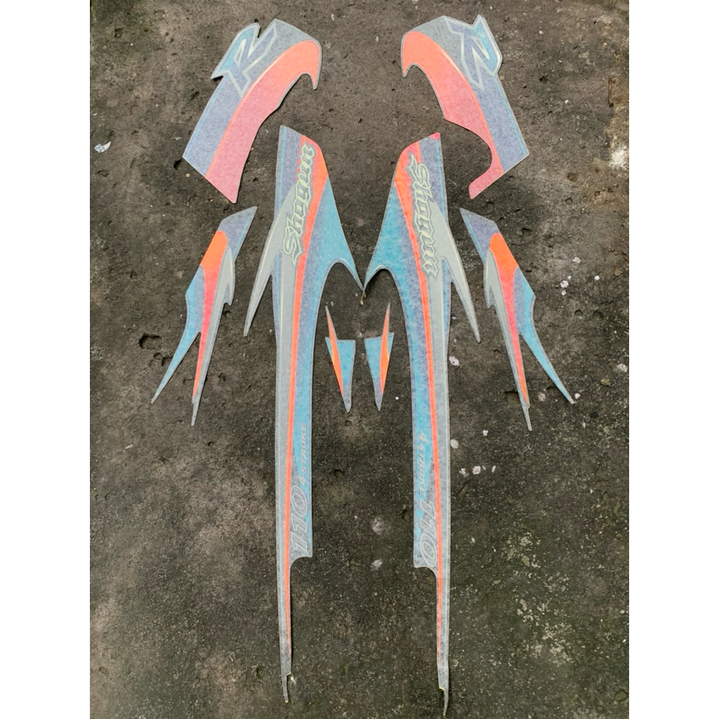 striping suzuki shogun strip suzuki shogun kebo