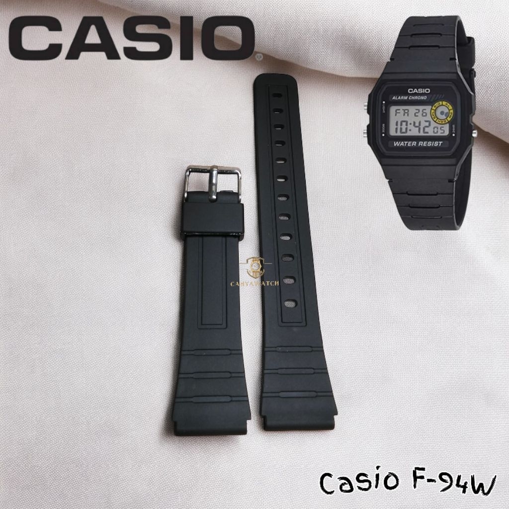 Tali Jam Tangan Casio F-94W Strap Jam Casio F94W Rubber