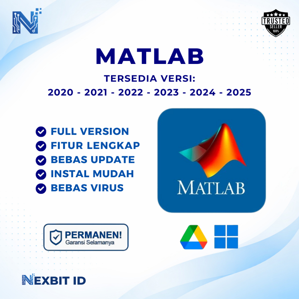 MATLAB 2025 Software Komputasi Teknik & Sains + Panduan Instalasi Win Mac Versi 2020–2025 Lengkap