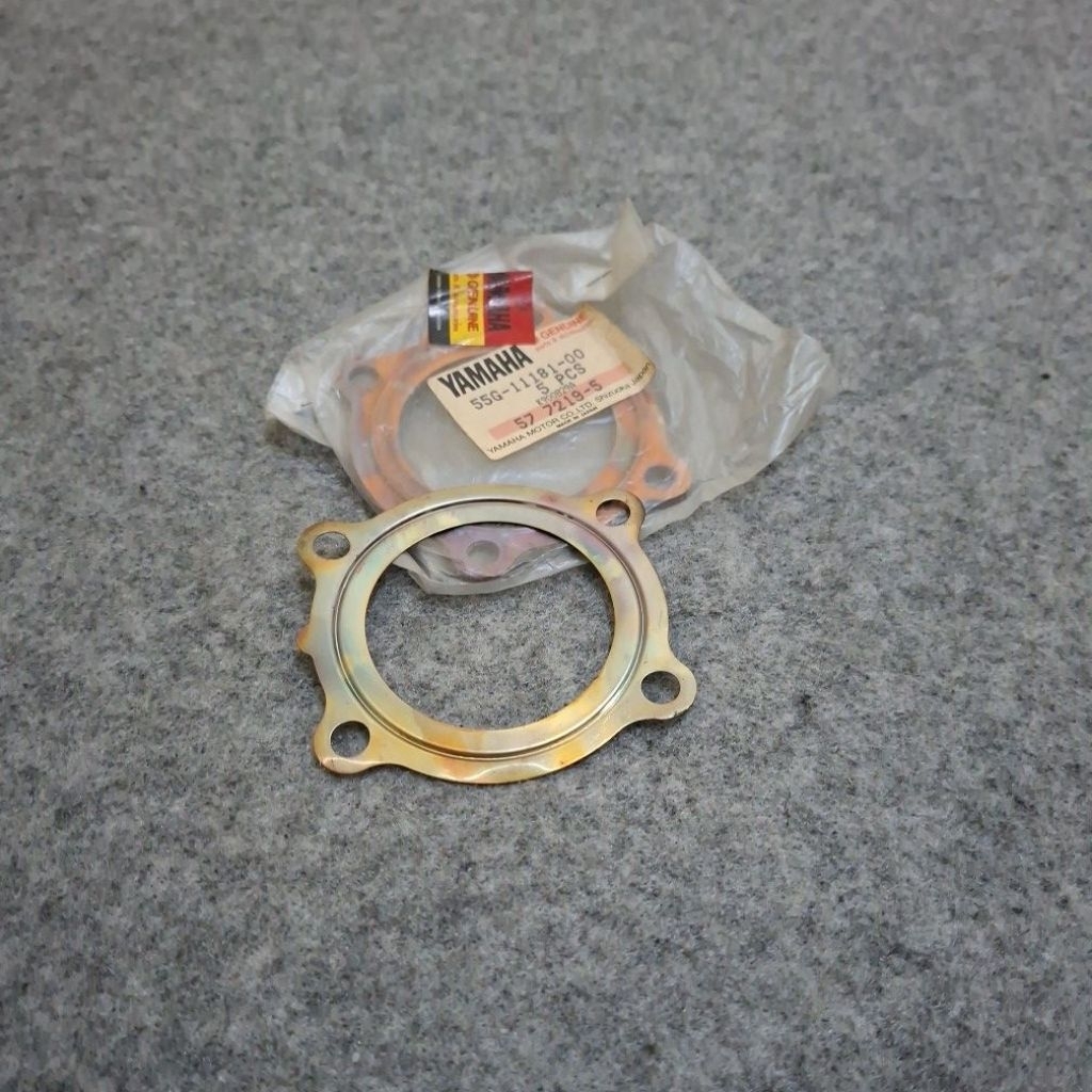 Perpak Packing Paking Gasket Cylinder Cilinder Head Block Blok Atas Head Yamaha Rxz Rzr Asli Origina