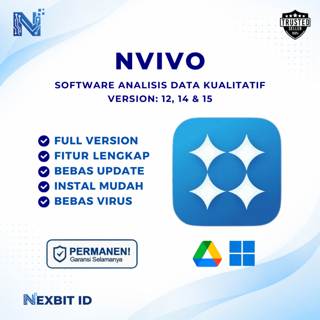 NVivo 12 Pro Full Version Original Lifetime | Software Analisis Data Kualitatif Terbaru (WIN)