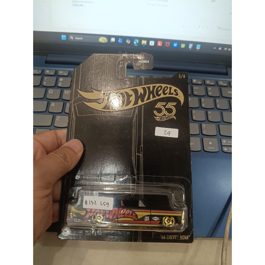 hot wheels 66 chevy nova anniversary diecast