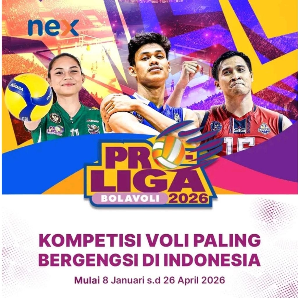 Nex Parabola Paket Voli Proliga