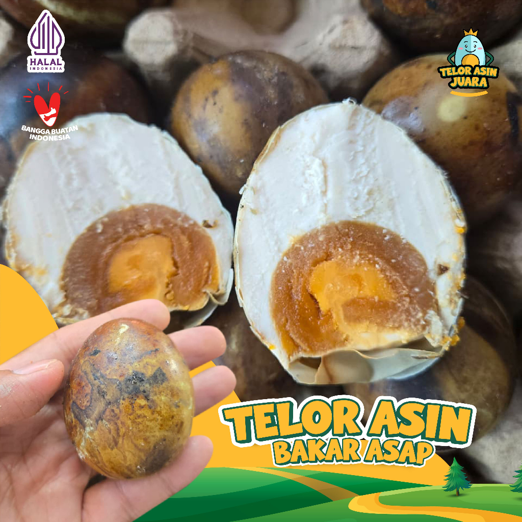 Telur Asin Bakar Asap Masir Gurih – Lezat, Unik, Langsung dari Brebes