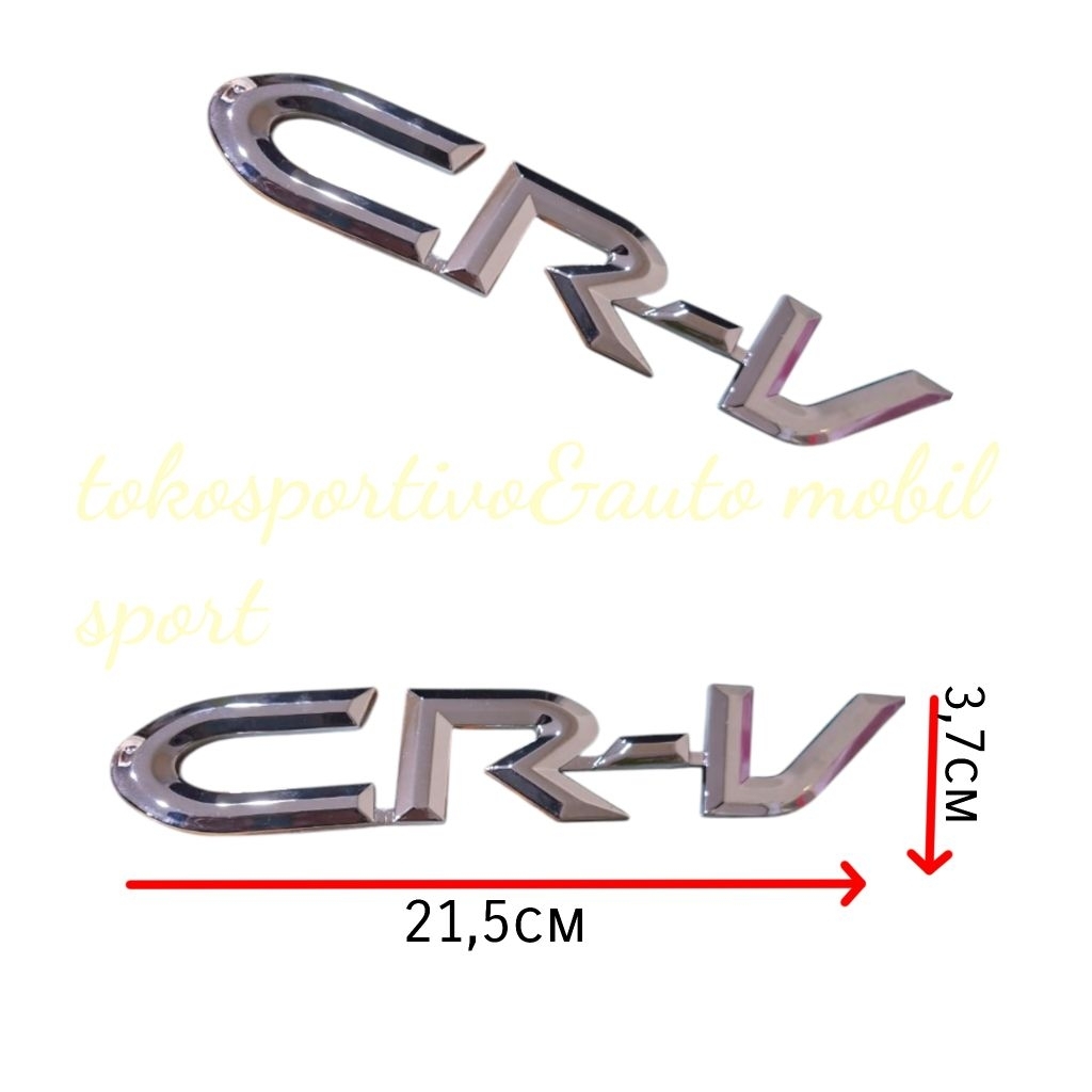EmbLem stiker Lambang tulisan Huruf logo Honda CRV crv Krome 2004-2007 Honda CR-V