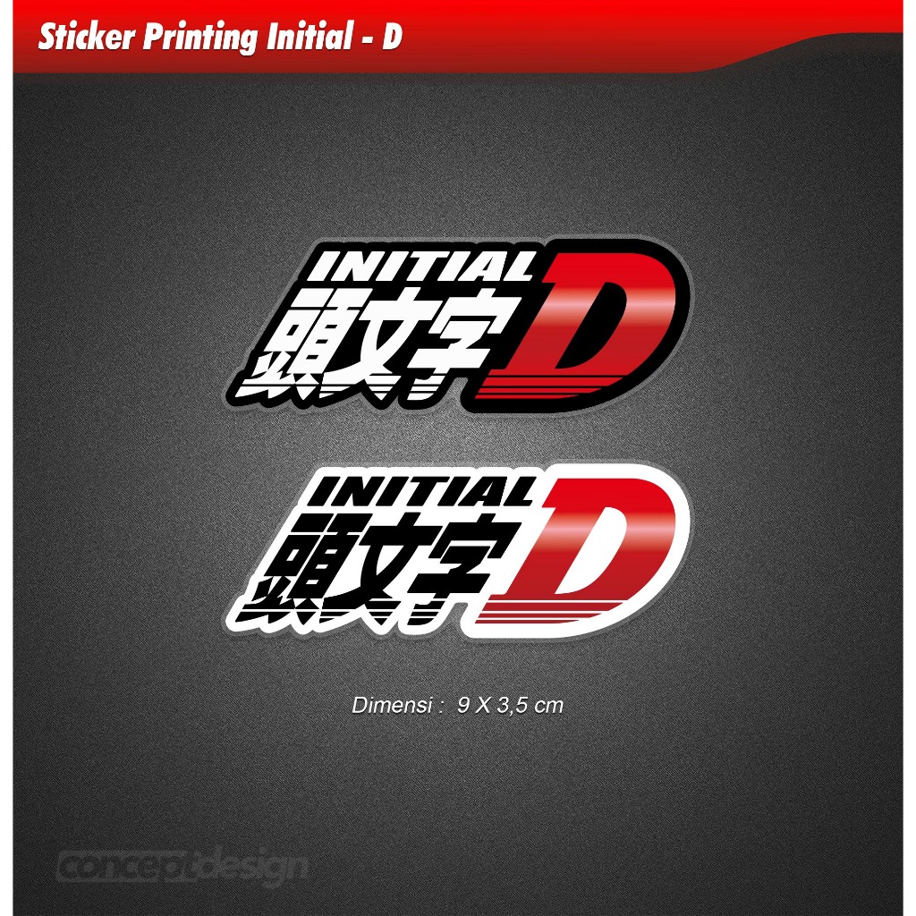 Sticker Printing Initial D