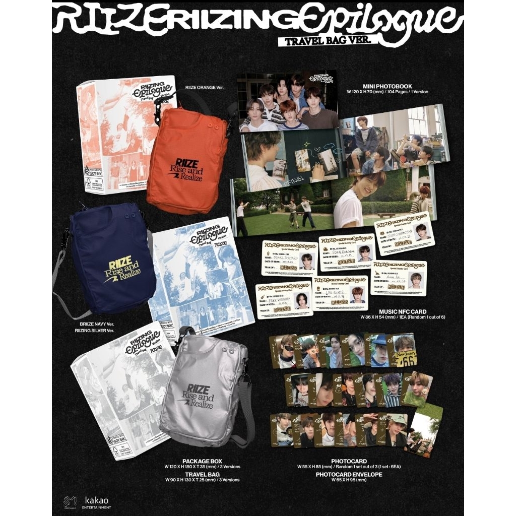 RIIZE - RIIZING : Epilogue (Travel Bag Ver.)