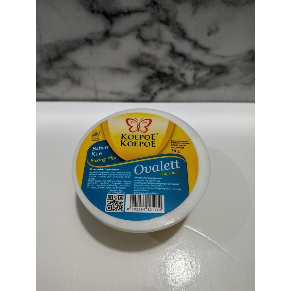 OVALET KOEPOE KUPU/OVALET EMULSIFIE kemasan 30g