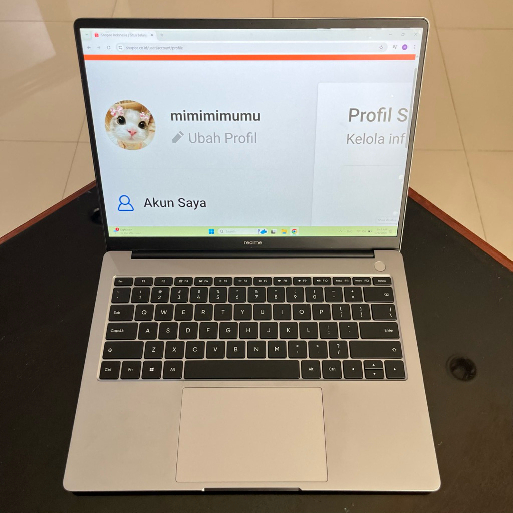 laptop realme Book Prime 14 i5 11320H RAM 8GB SSD 512GB WIN11 14"Inch preloved