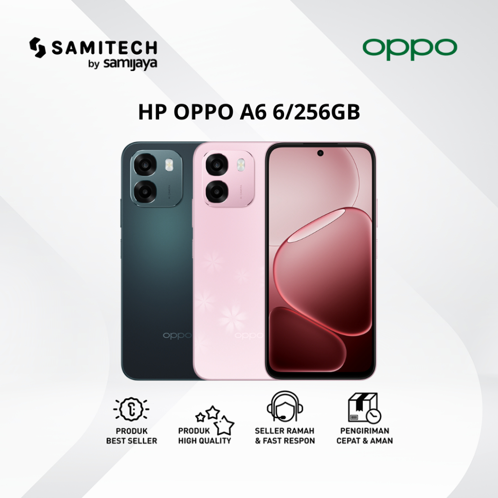 [NEW] HP Oppo A6 6/256GB Ram 6GB Penyimpanan 256GB NEW REPACK BERGARANSI