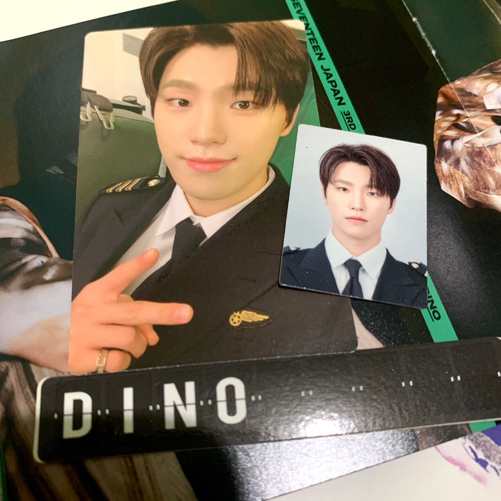 photocard seventeen dino svt pilot membership carat official set