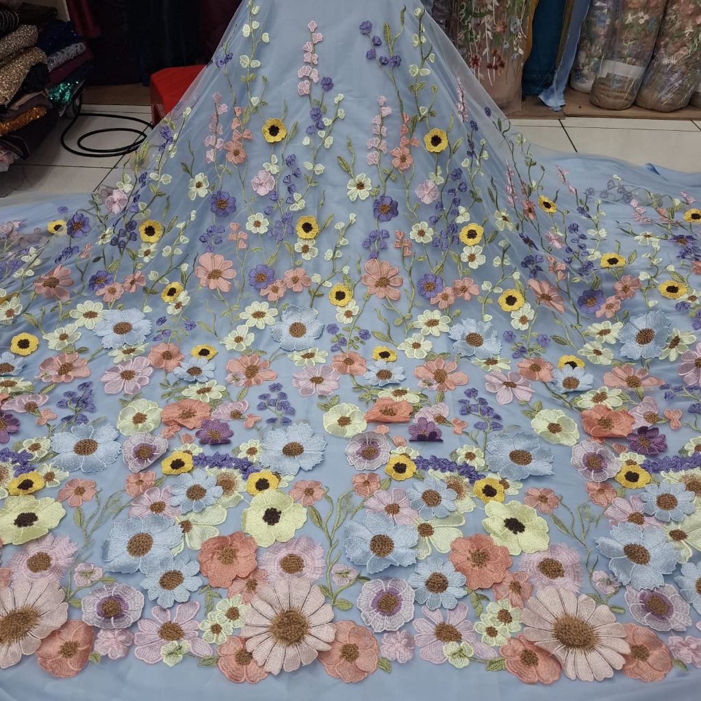 TERBARU TILE GARDEN 3D PREMIUM / TILE BUNGA TIMBUL