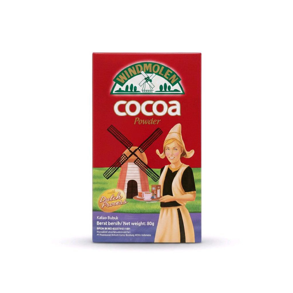 [ 40 GRAM ] Windmolen Cocoa Powder 40gram | Cocoa Powder Windmolen 40gram | Coklat Bubuk Windmolen 4