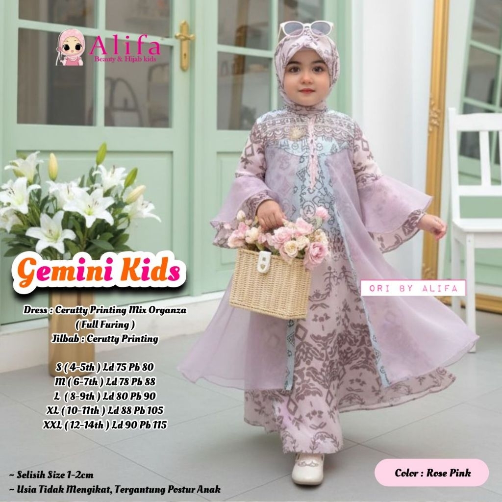GEMINI KIDS SET HIJAB BY ALIFA