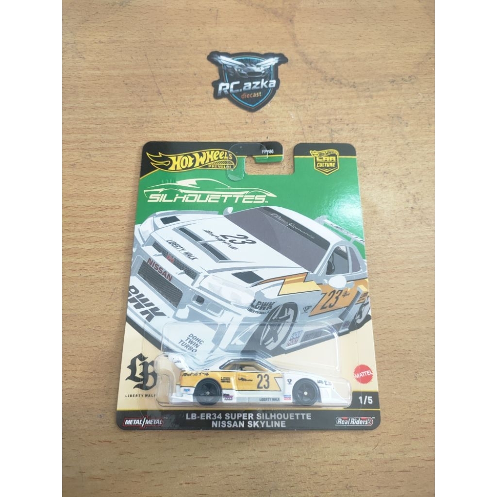 Hot wheels Premium Silhouettes LB-ER34 Super Silhouettes Nissan Sykline