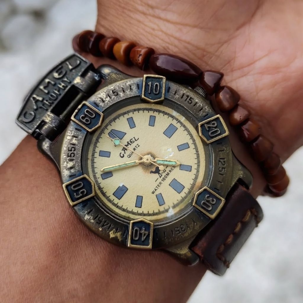 Jam Tangan Camel Trophy Vintage Jadul 1990an
