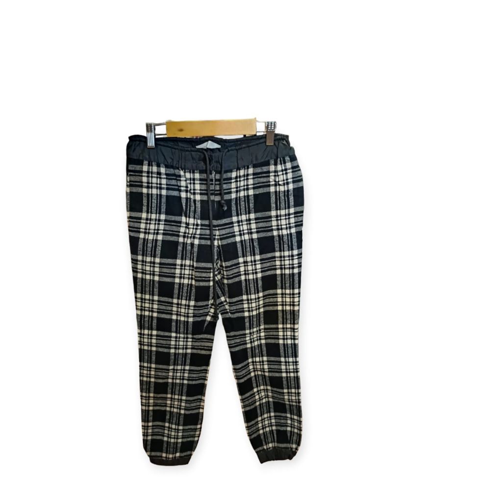 Sacai Luck Black & White Long Pants