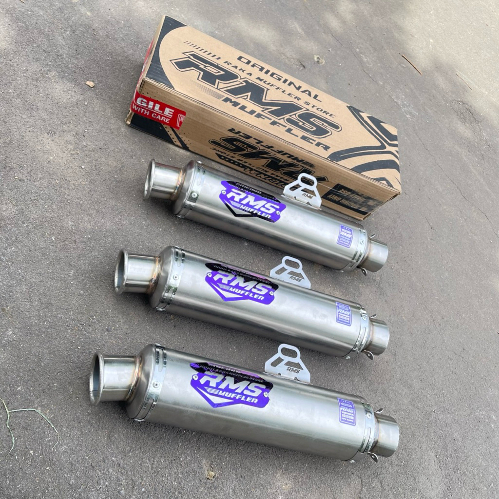 Slincer Knalpot RMS Bulet Cuncin Cantol rms Bas ulem Ungu titanium