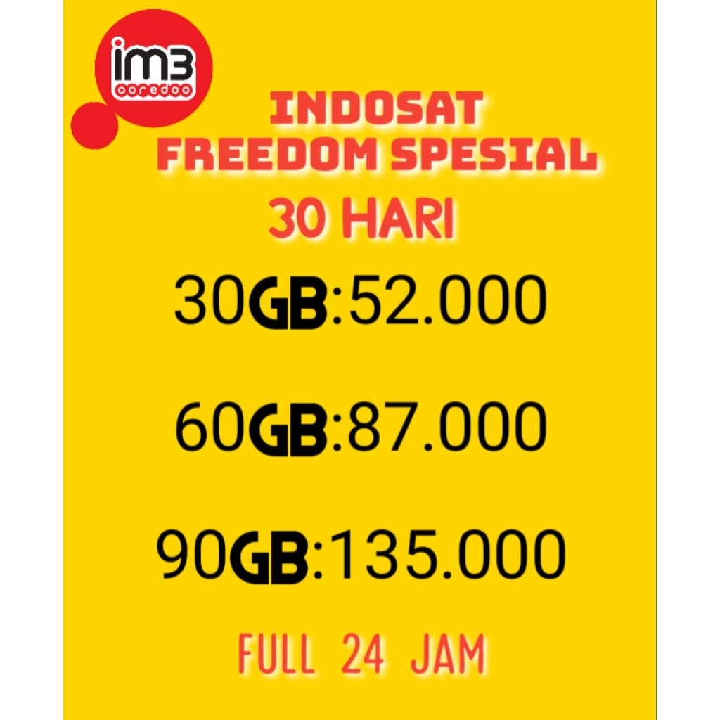PAKET DATA INDOSAT BULANAN MURAH