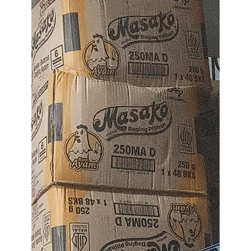 masako ayam sapi 250g dus karton
