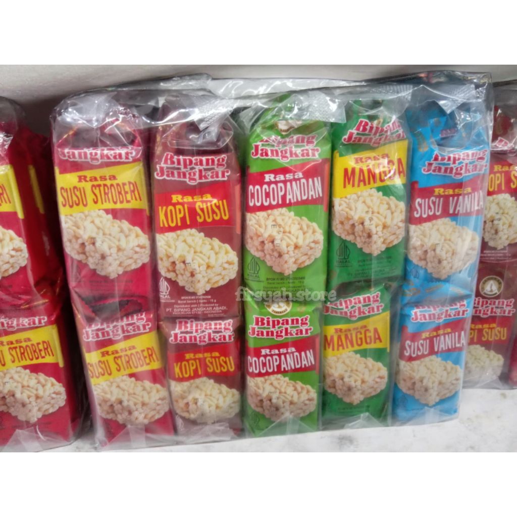 Bipang jangkar rasa susu buah oleh-oleh khas kota Pasuruan, satu paket isi 5 rasa (1 rasa isi 10 pcs