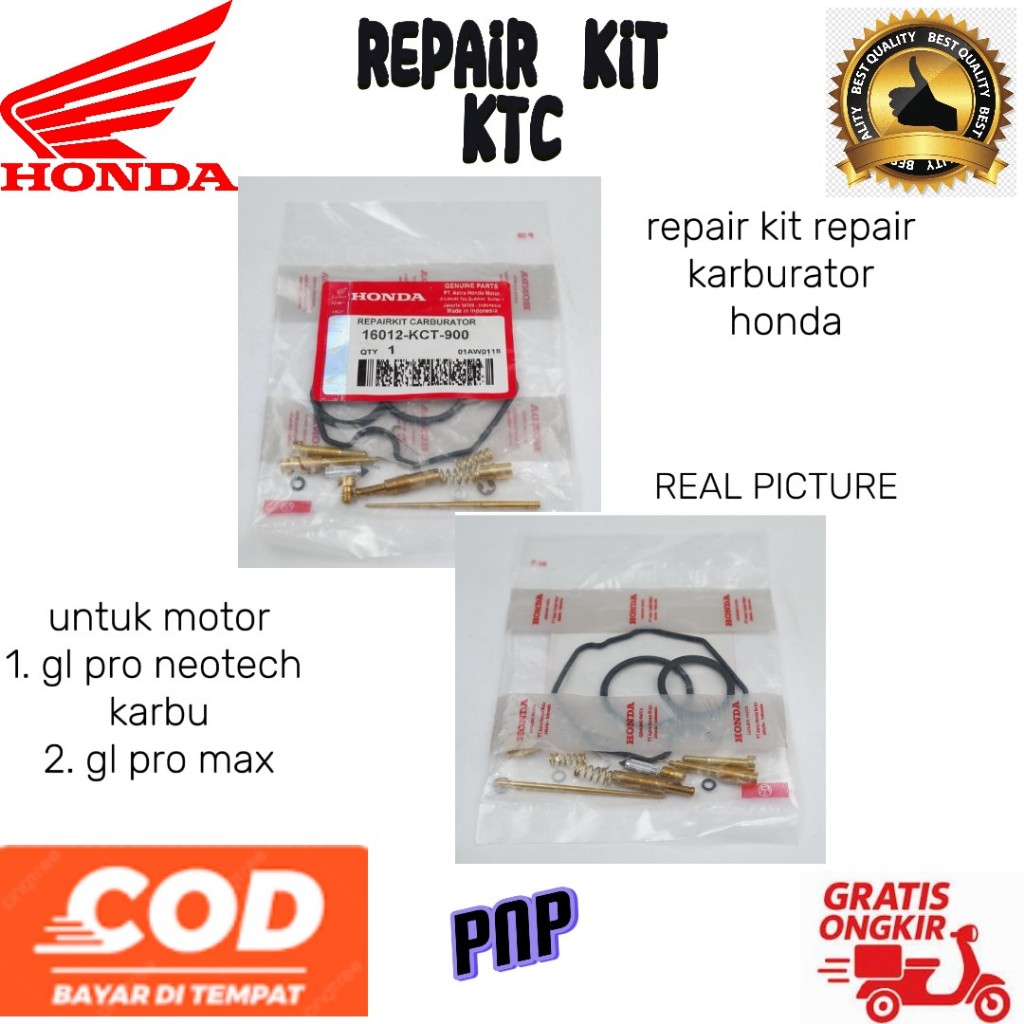 Repair Kit Repairkit Parkit Karburator Honda GL Pro Neotech/Repair kit karburator GL Pro Max Karbu/R