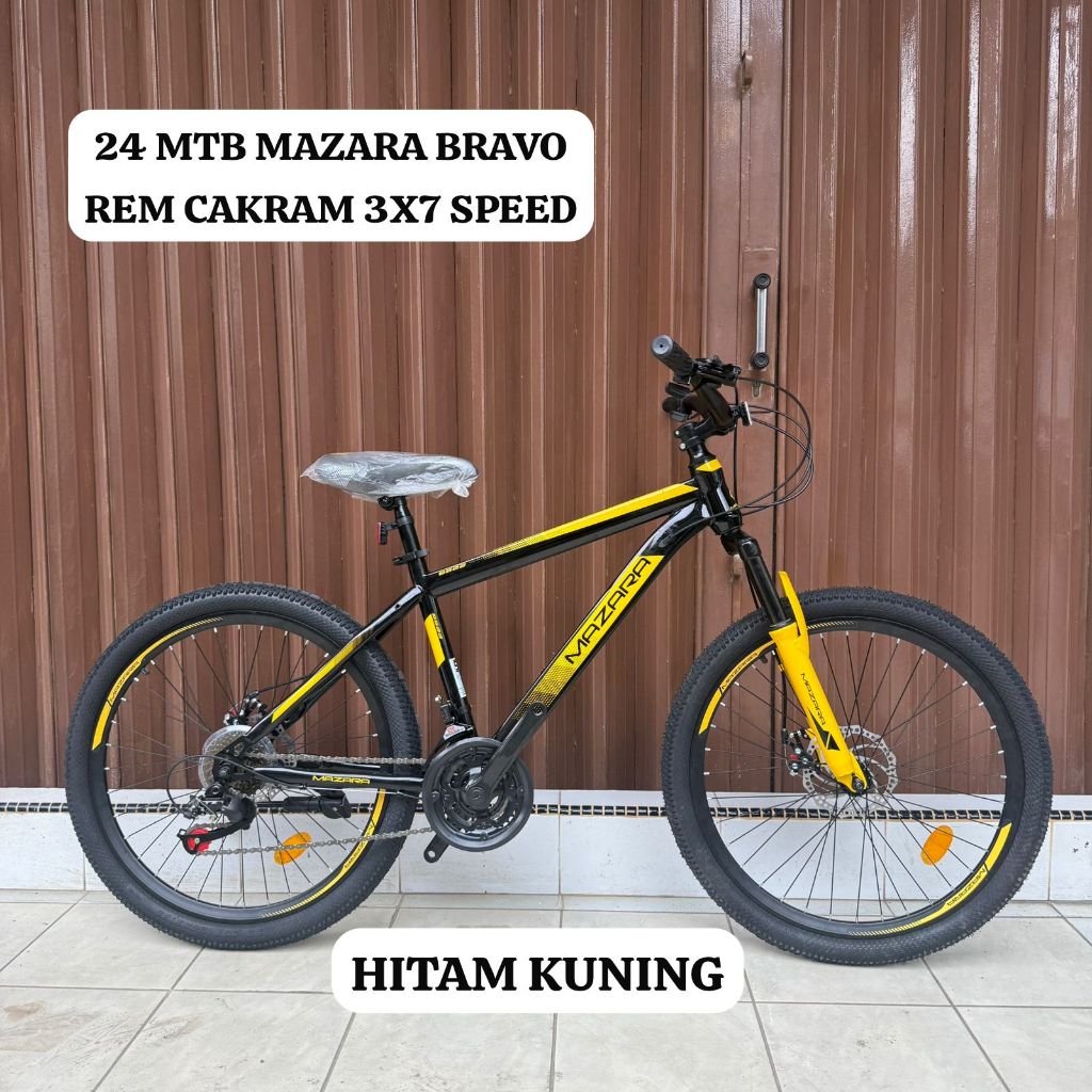 (BATAM) Sepeda MTB 24 MAZARA BRAVO Discbrake