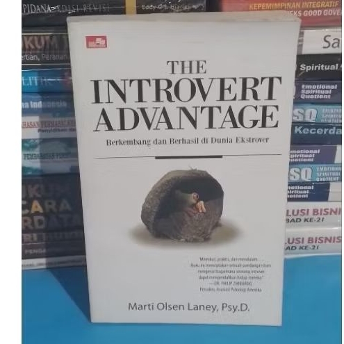 Buku THE INTROVERT ADVANTAGE, BERKEMBANG DAN BERHASIL DI DUNIA EKSTROVER.