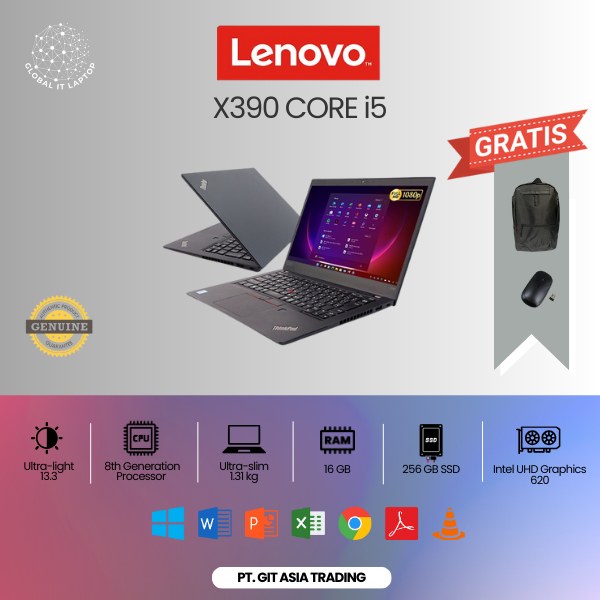 LENOVO X390 i5 GEN 8