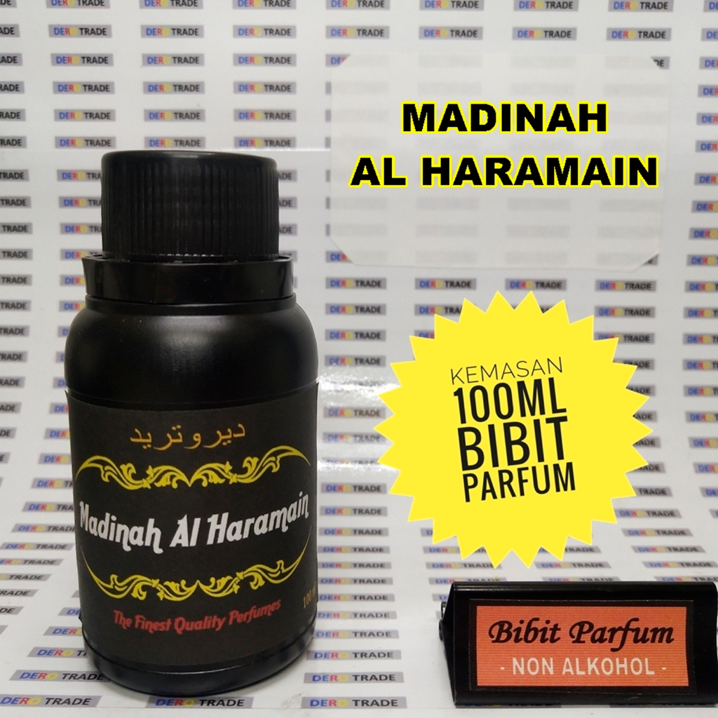 PARFUM MADINAH AL HARAMAIN 100ML BIBIT MINYAK WANGI KEMASAN 100 ML