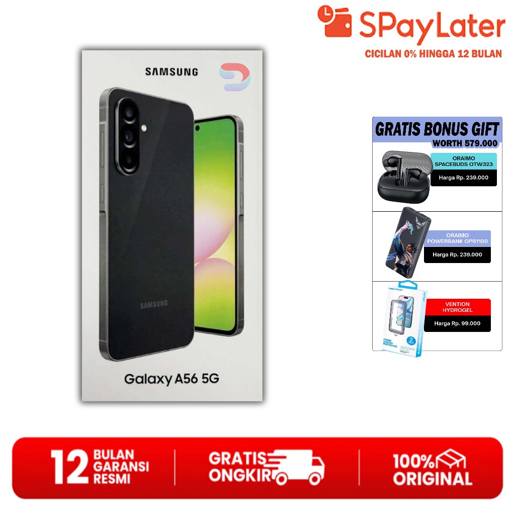 Samsung A56 5G 8/256GB & 12/256GB | HP 5G Original Resmi SEIN