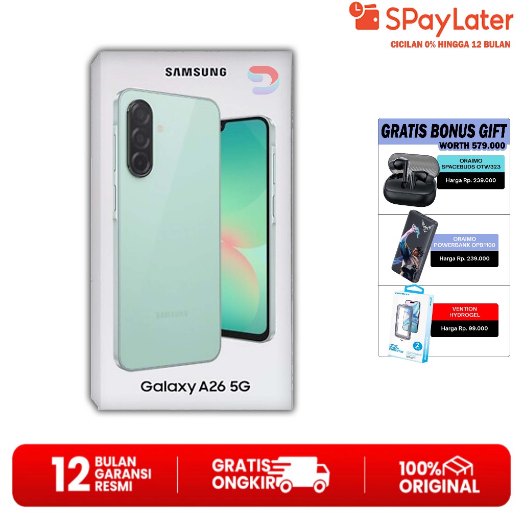 Samsung A26 5G 8/256GB | HP Samsung Original Resmi Indonesia