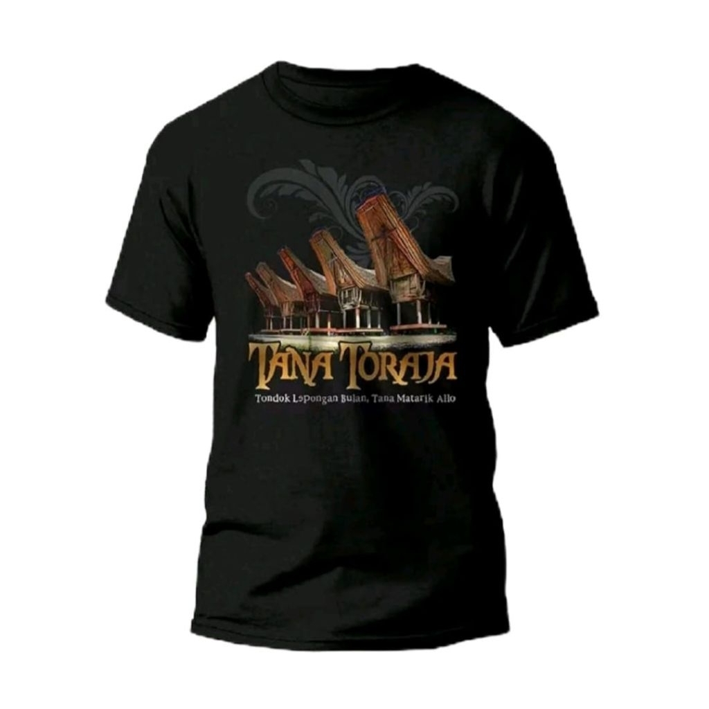 Kaos lengan pendek tana toraja,kaos distro pria wanita bahan nyaman di pakai