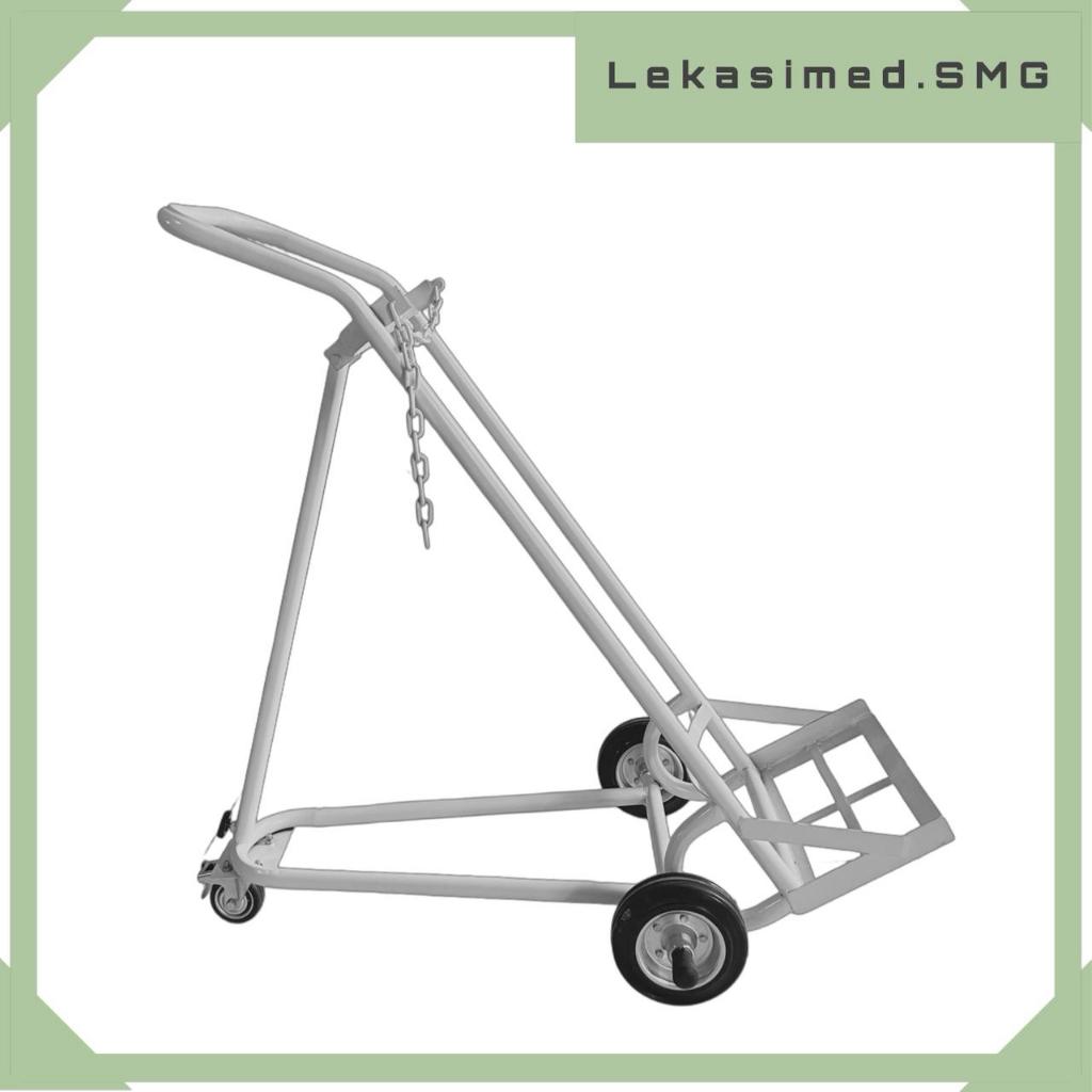 Troli Oksigen 6m3 / Troli Besar 6m3 Besi Cat / Knockdown (lipat)